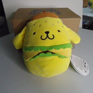 KELLY TOYS/JAZWARES 2024 SQUISHMALLOWS 8'' HELLO KITTY POMPOMPURIN CHEESEBURGER